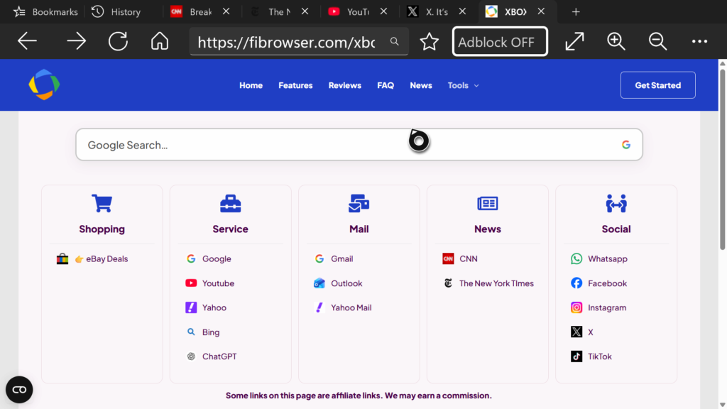 multi tab